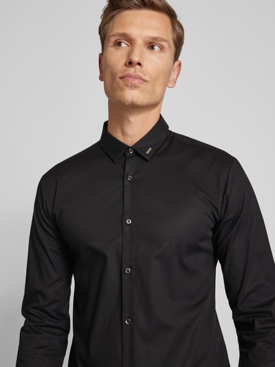 Peek & Cloppenburg HUGOFreizeithemd Mit Label-Detail Modell 'Ero' In Black