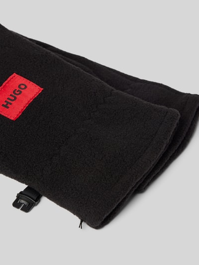 Peek & Cloppenburg HUGOHandschuhe Mit Label-Patch Modell 'Lacko' In Black