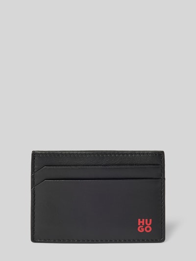 Peek & Cloppenburg HUGOKartenetui mit Label-Detail Modell 'Tibby' in black