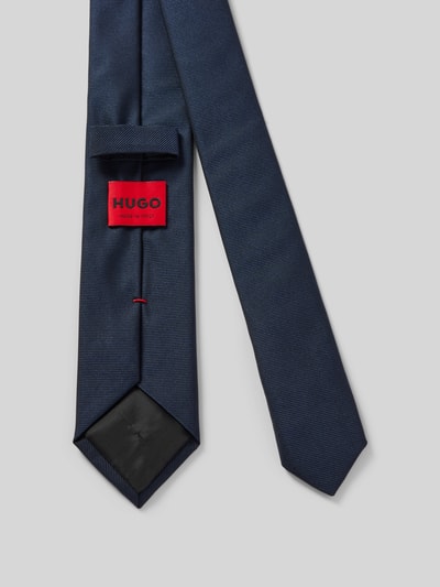 Peek & Cloppenburg HUGOKrawatte Mit Strukturmuster In Marine