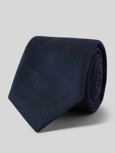 Peek & Cloppenburg HUGOKrawatte mit Strukturmuster in marine