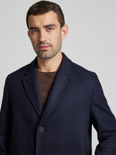 Peek & Cloppenburg HUGOMantel Mit Reverskragen Modell 'Malte' In Marine