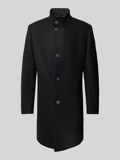 Peek & Cloppenburg HUGOMantel Mit Stehkragen Modell 'Mintrax' In Black