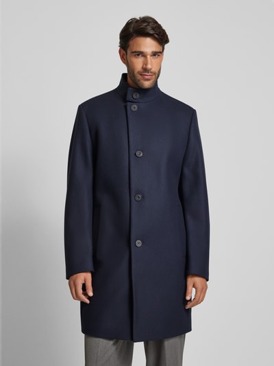Peek & Cloppenburg HUGOMantel Mit Stehkragen Modell 'Mintrax' In Marine