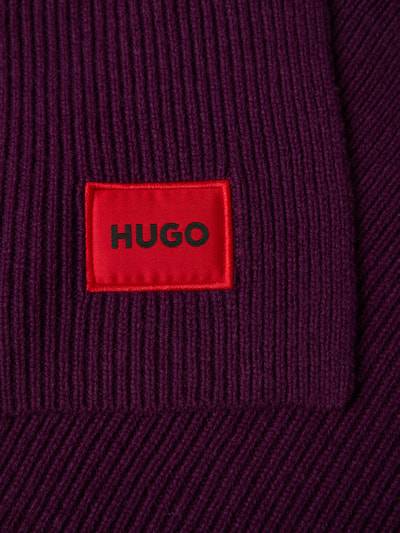 Peek & Cloppenburg HUGOSchal Mit Label-Patch Modell 'Saffa' In Bordeaux