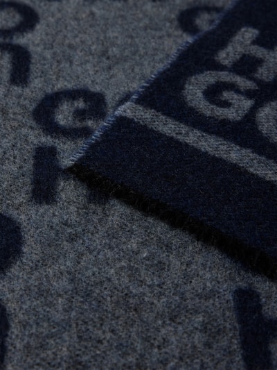 Peek & Cloppenburg HUGOSchal Mit Label-Print Modell 'Martyn' In Marine