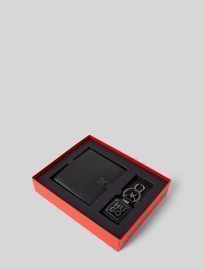 Peek & Cloppenburg HUGOSchlüsselanhänger Aus Leder Mit Label-Applikationen In Black