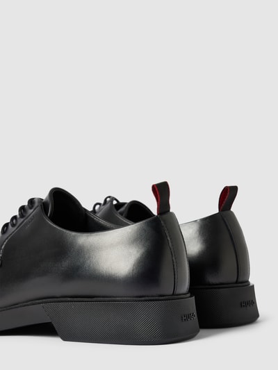 Peek & Cloppenburg HUGOSchnürschuhe Mit Label-Prägung Modell 'Iker' In Black