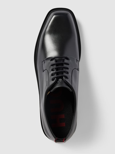 Peek & Cloppenburg HUGOSchnürschuhe Mit Label-Prägung Modell 'Iker' In Black