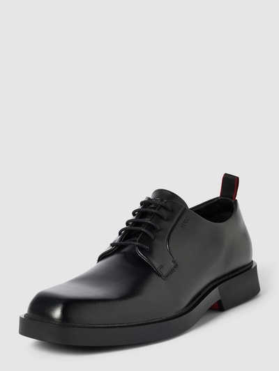Peek & Cloppenburg HUGOSchnürschuhe mit Label-Prägung Modell 'Iker' in black