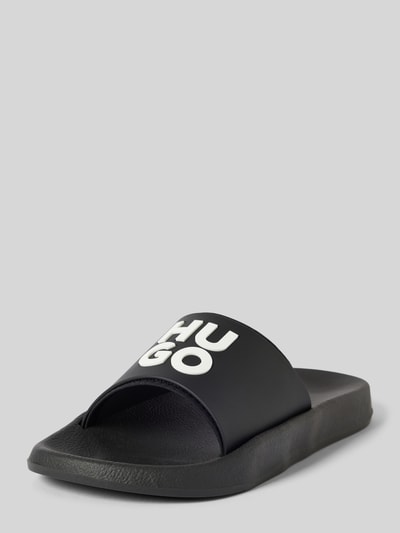 Peek & Cloppenburg HUGOSlides mit Label-Print Modell 'Nil' in black