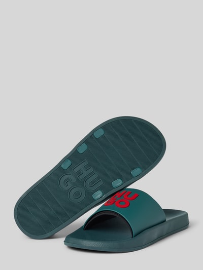 Peek & Cloppenburg HUGOSlides Mit Label-Print Modell 'Nil' In Gruen