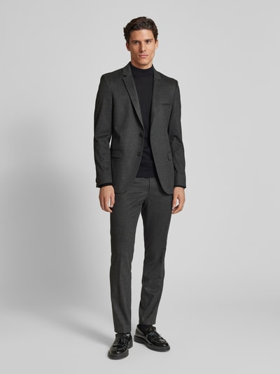 Peek & Cloppenburg HUGOSlim Fit Anzug mit Pattentaschen Modell 'Arti/Hesten' in anthrazit