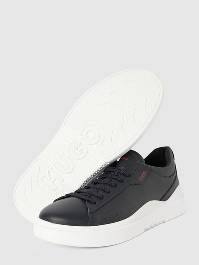 Peek & Cloppenburg HUGOSneaker Aus Leder Mit Label-Details Modell 'Blake' In Black