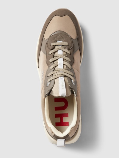 Peek & Cloppenburg HUGOSneaker Mit Label-Details Modell 'Kane' In Black In Stein