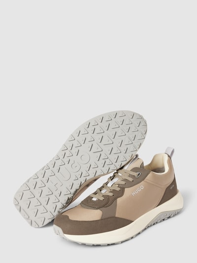 Peek & Cloppenburg HUGOSneaker Mit Label-Details Modell 'Kane' In Black In Stein