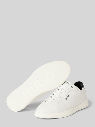 Peek & Cloppenburg HUGOSneaker Mit Label-Print Modell 'Riven' In Weiss