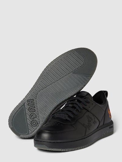 Peek & Cloppenburg HUGOSneaker Mit Motiv-Stitching Modell 'Kilian' In Black