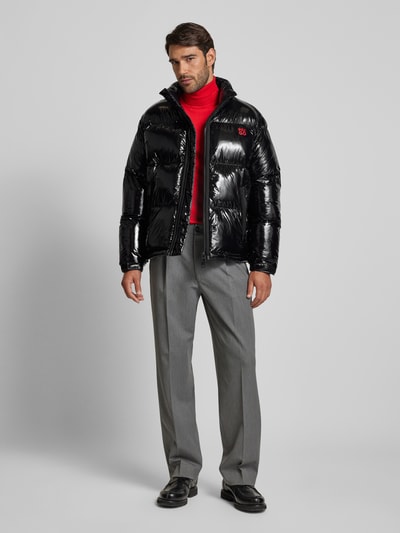 Peek & Cloppenburg HUGOSteppjacke mit Label-Print Modell 'Biron' in black