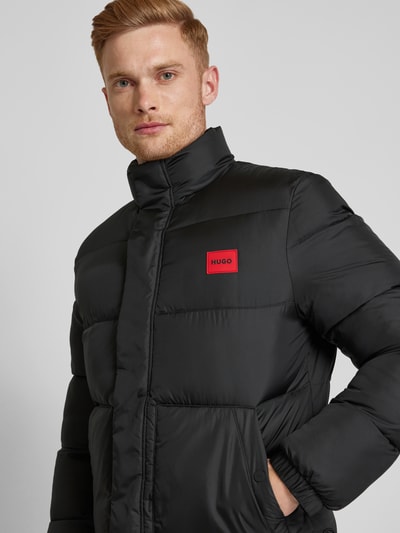 Peek & Cloppenburg HUGOSteppjacke Mit Stehkragen Modell 'Balto' In Black