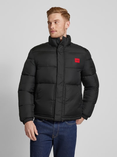 Peek & Cloppenburg HUGOSteppjacke Mit Stehkragen Modell 'Balto' In Black