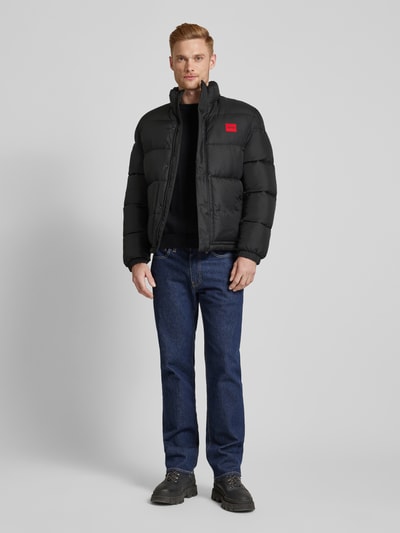 Peek & Cloppenburg HUGOSteppjacke mit Stehkragen Modell 'Balto' in black