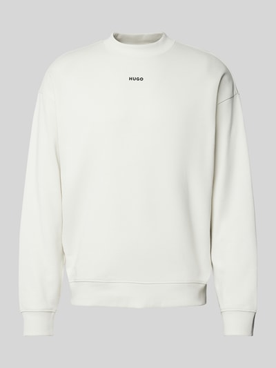 Peek & Cloppenburg HUGOSweatshirt Mit Label-Schriftzug Modell 'Dapocrew' In Offwhite