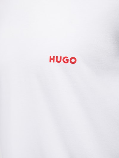 Peek & Cloppenburg HUGOT-Shirt Mit Label-Print Im 3er-Pack In Oliv