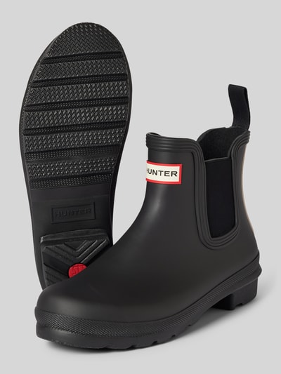 Peek & Cloppenburg HunterChelsea Boots Mit Label-Badge In Black