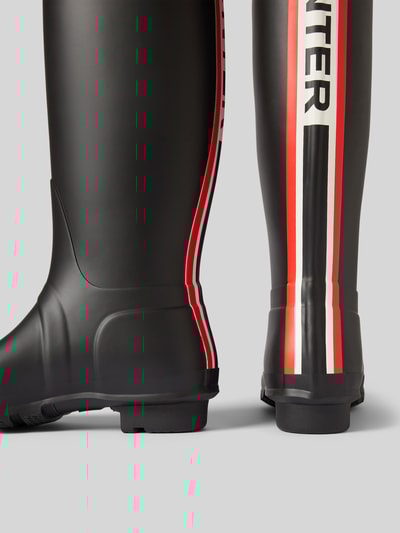 Peek & Cloppenburg HunterGummistiefel Mit Label-Badge In Black