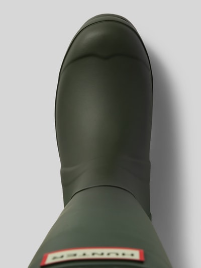 Peek & Cloppenburg HunterGummistiefel Mit Label-Badge In Oliv