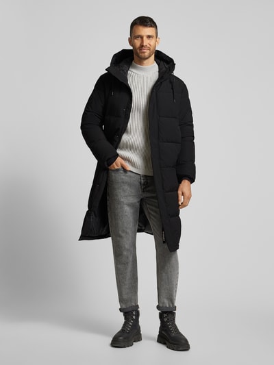 Peek & Cloppenburg IcepeakSteppmantel mit Kapuze Modell 'ARDEK' in black