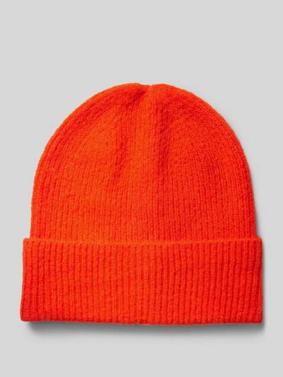 Peek & Cloppenburg ICHIBeanie mit Strukturmuster Modell 'IAIVO' in orange