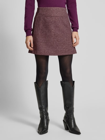 Peek & Cloppenburg ICHIMinirock In Melange-Optik Modell 'WOOLY' In Bordeaux