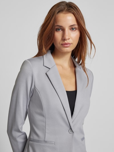 Peek & Cloppenburg ICHISlim Fit Blazer Mit Paspeltaschen Modell 'KATE' In Hellgrau