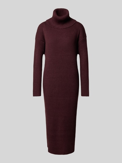 Peek & Cloppenburg ICHIStrickkleid Mit Rollkragen Modell 'ANDOSA' In Bordeaux