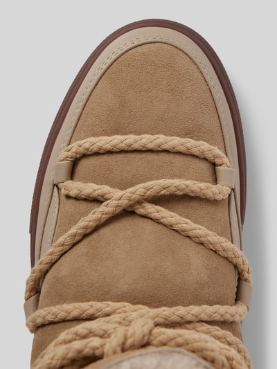 Peek & Cloppenburg INUIKIILederstiefel Mit Label-Schriftzug In Beige