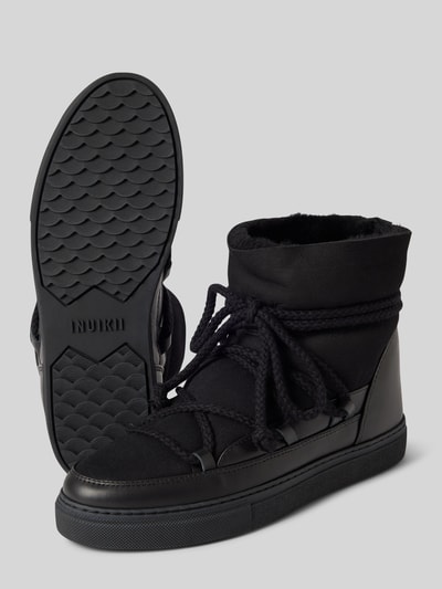 Peek & Cloppenburg INUIKIILederstiefel Mit Label-Schriftzug In Black