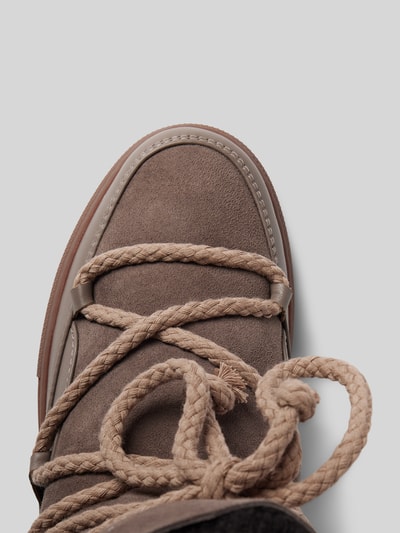 Peek & Cloppenburg INUIKIILederstiefel Mit Label-Schriftzug In Taupe