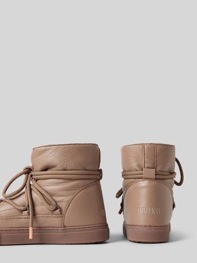 Peek & Cloppenburg INUIKIILederstiefel Mit Label-Stitching In Taupe