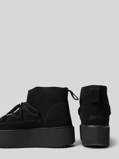 Peek & Cloppenburg INUIKIILederstiefel Mit Plateausohle In Black