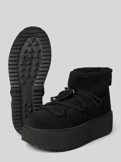 Peek & Cloppenburg INUIKIILederstiefel Mit Plateausohle In Black