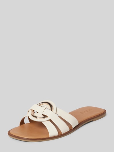 Peek & Cloppenburg INUOVOSandalette aus Leder mit Applikation in sand