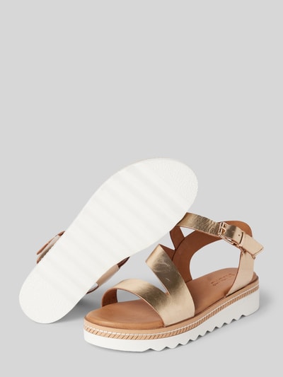 Peek & Cloppenburg INUOVOSandalette Mit Dornschließe In Gold