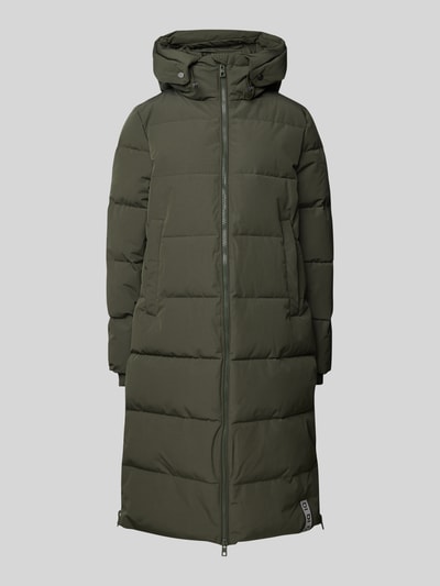 Peek & Cloppenburg IQ StudioSteppmantel Mit Kapuze Modell 'EYVETTE' In Oliv