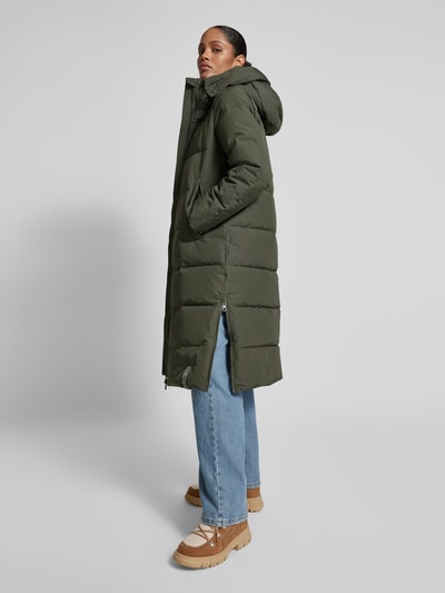 Peek & Cloppenburg IQ StudioSteppmantel Mit Kapuze Modell 'EYVETTE' In Oliv