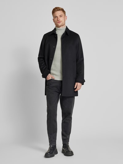 Peek & Cloppenburg Jack & Jones PremiumRollkragenpullover mit Label-Detail Modell 'VIGGO' in schilf