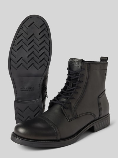 Peek & Cloppenburg Jack & JonesBoots Aus Leder Modell 'RUSSEL' In Black