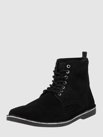 Peek & Cloppenburg Jack & JonesBoots aus Veloursleder Modell 'Bruce' in black
