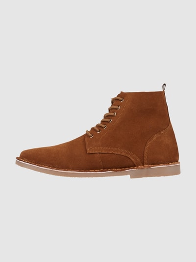 Peek & Cloppenburg Jack & JonesBoots Aus Veloursleder Modell 'Bruce' In Mittelbraun